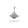 PACK 2 POLEAS PARA TENDEDERO ACERO INOXIDABLE 304  ROLDANA 4 CM