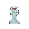 BOTELLA DE VIDRIO TRANSPARENTE AZUL CLARO CON CIERRE DE ESTRIBO 1 L   CAJA 6 UNID.
