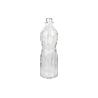 BOTELLA DE VIDRIO TRANSPARENTE TAPÓN ACERO INOXIDABLE 1 L VENTA UNITARIA