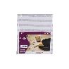 ROLLO DE MANTEL ANTIMANCHAS DE RAYAS BEIGE Y BLANCO 1,40 X 20 M
