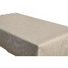 ROLLO DE MANTEL ANTIMANCHAS RESINADO TEXTURA BEIGE 60 % ALGODÓN, 40 % POLIÉSTER 1,40 X 20 M