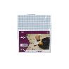 MANTEL ANTIMANCHAS CUADROS AZULES 1,40 X 1,80
