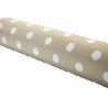 MANTEL ANTIMANCHA LUNARES BEIGE 1,40 X 1,40