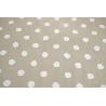 MANTEL ANTIMANCHA LUNARES BEIGE 1,40 X 1,40