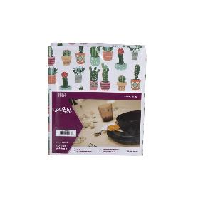 MANTEL ANTIMANCHAS CACTUS  1,40 X 2,00
