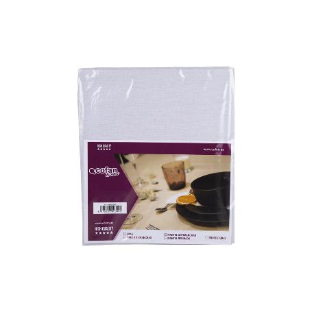 MANTEL ANTIMANCHAS ESTERILLA GRIS   1,40 X 3,00