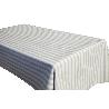 MANTEL ANTIMANCHAS RAYAS BEIGE Y BLANCAS   1,40 X 3,00