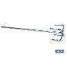 VARILLA MEZCLADORA YESO Ø120 600 MM M14
