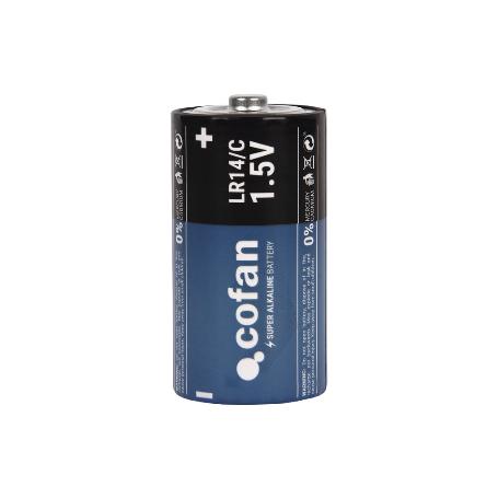 BLÍSTER DE 2 PILAS ALCALINAS LR14/C VENTA UNITARIA
