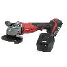 AMOLADORA A BATERÍA LI-ION 20 V 8000 RPM - 115 MM