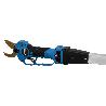 CONJUNTO TIJERAS DE PODAR A BATERÍA + PÉRTIGA EXTENSIBLE 190 CM