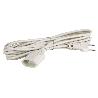 PROLONGADOR BIPOLAR 10A250V ESPIGAØ4 CABLE 3M BLANCO