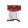 PULSADOR CAMPANA SUPERFICIE MODELO ATLANTIS 10A BLANCO