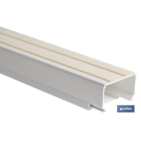MINICANAL RECTO ADHESIVO 2M 16X25 VENTA UNITARIA
