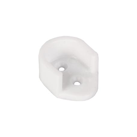 BLÍSTER DE 2 UDS. SOPORTE BLANCO PARA BARRA DE ARMARIO VENTA UNITARIA