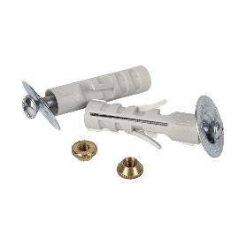 BLÍSTER DE 2 UDS. TACO DE NYLON CON TORNILLO 5X45 VENTA UNITARIA