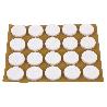 BLÍSTER DE 2X12 UDS. FIELTRO BLANCO REDONDO 22X3 MM VENTA UNITARIA