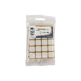 BL 2X20 UDS FIELTRO CUADRADO BLANCO 17X17X3MM   CAJA 10 UNID.