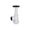 SIFÓN BOTELLA CORTO CON SALIDA Ø32-40 Y VÁLVULA LAVABO BIDÉ 1 1/4 X 70