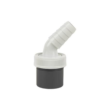 CONEXIÓN PVC Ø40 MM CON TOMA AUXILIAR PARA ELECTRODOMÉSTICOS