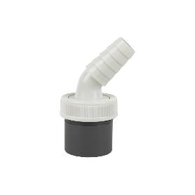 CONEXIÓN PVC Ø40 MM CON DOBLE TOMA AUXILIAR PARA ELECTRODOMÉSTICOS