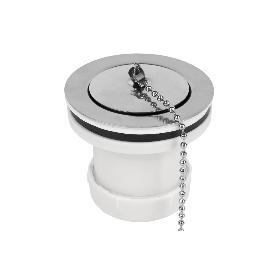 VÁLVULA LAVABO-BIDÉ 1 1/2 X 70 TAPÓN METÁLICO