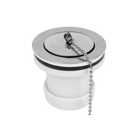VÁLVULA LAVABO-BIDÉ 1 1/2 X 70 TAPÓN METÁLICO