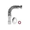 TUBO FLEXIBLE METALIZADO 1 1/2  Ø40-50 300-720 MM