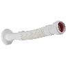 TUBO FLEXIBLE BLANCO 1 1/2 CON REDUCTOR 1 1/4 Ø32-40 330-690 MM