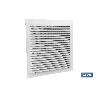 REJILLA DE VENTILACIÓN ALUMINIO BLANCO CON MOSQUITERA 17 X 17 CM VENTA UNITARIA