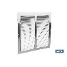 REJILLA DE VENTILACIÓN ALUMINIO 30 X 30 CM VENTA UNITARIA