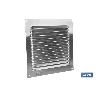 REJILLA DE VENTILACIÓN ALUMINIO CON MOSQUITERA 15 X 15 CM   CAJA 5 UNID.