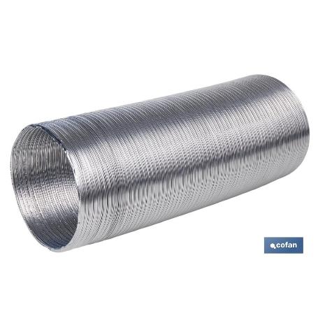 TUBO FLEXIBLE SEMIRRÍGIDO ALUMINIO Ø110 MM X 3 M