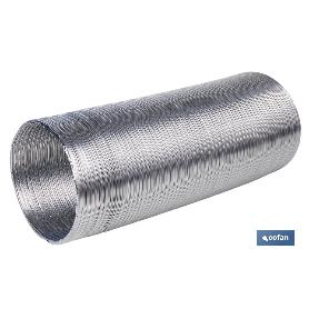 TUBO FLEXIBLE SEMIRRÍGIDO ALUMINIO Ø150 MM X 1,5 M