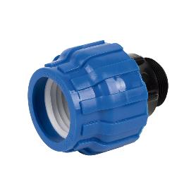 ENLACE ROSCA MACHO PP PN16 32 X 1   CAJA 20 UNID.