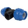 TE 90° ROSCA HEMBRA PP PN16 25 X 3/4 X 25   CAJA 13 UNID.