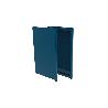 MARCO ALTO MOSTRADOR SENCILLO CON LATERAL DE CHAPA 525 X 1060 MM