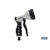 PISTOLA METAL 7 POSICIONES, GATILLO FRONTAL