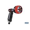 PISTOLA DE RIEGO CON CONTROL DE CAUDAL EN EL PULGAR