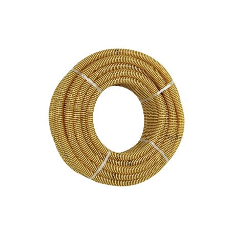 ROLLO DE TUBO DE ASPIRACION ESPIRAL AMARILLO Ø70MM 25M
