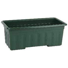 JARDINERA VERDE  MODELO AZAHAR 60 X 22 X 15 CM   CAJA 12 UNID.