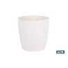MACETA CAMELIA COLOR CREMA 18X17.8CM VENTA UNITARIA