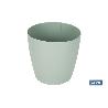 MACETA CAMELIA COLOR VERDE TURQUESA 18X17.8CM VENTA UNITARIA