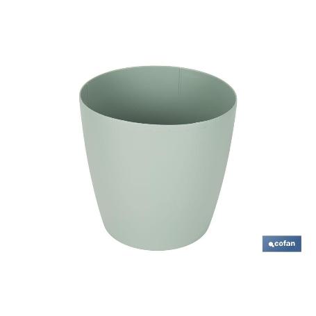 MACETA CAMELIA COLOR VERDE TURQUESA  35X33CM   CAJA 3 UNID.