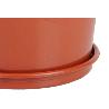 MACETA DALIA COLOR MARRON  17X14+ PLATO 14.5CM   CAJA 12 UNID.