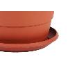 MACETA MARRON MODELO GARDENIA 35X28.8+ PLATO28CM VENTA UNITARIA