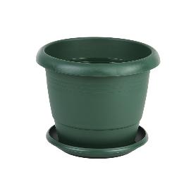 MACETA VERDE MODELO GARDENIA 30X25+ PLATO24CM   CAJA 12 UNID.
