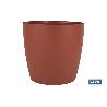 MACETA CAMELIA DE COLOR ARCILLA 14 X 13,8 CM VENTA UNITARIA