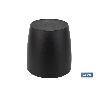 MACETA CAMELIA DE COLOR NEGRO 14 X 13,8 CM VENTA UNITARIA