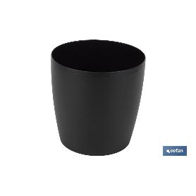 MACETA CAMELIA DE COLOR NEGRO 25 X 23,6 CM VENTA UNITARIA